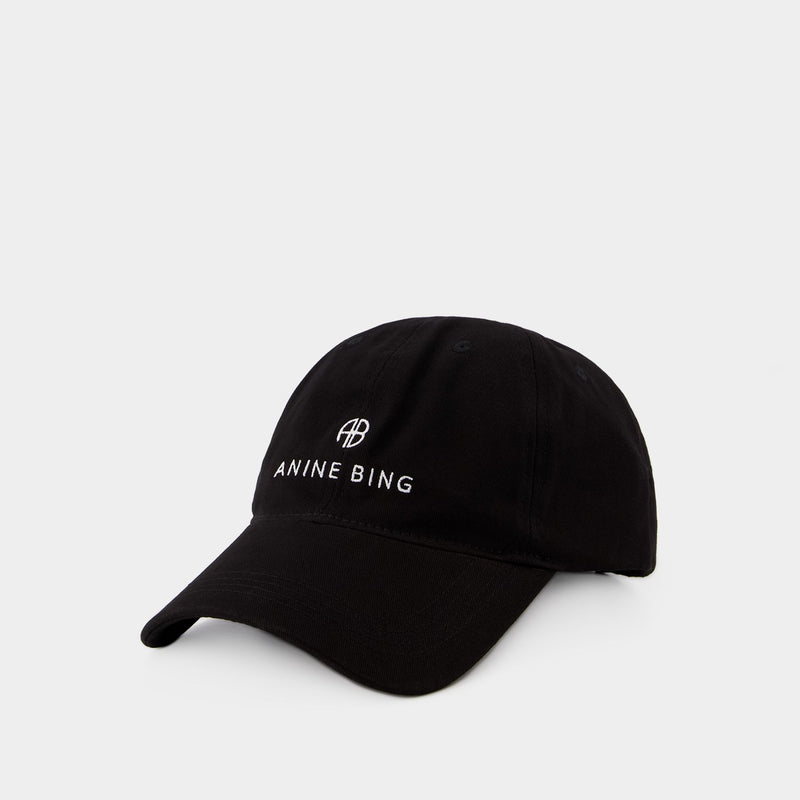 Baseball cap - Anine Bing - Cotton - Black