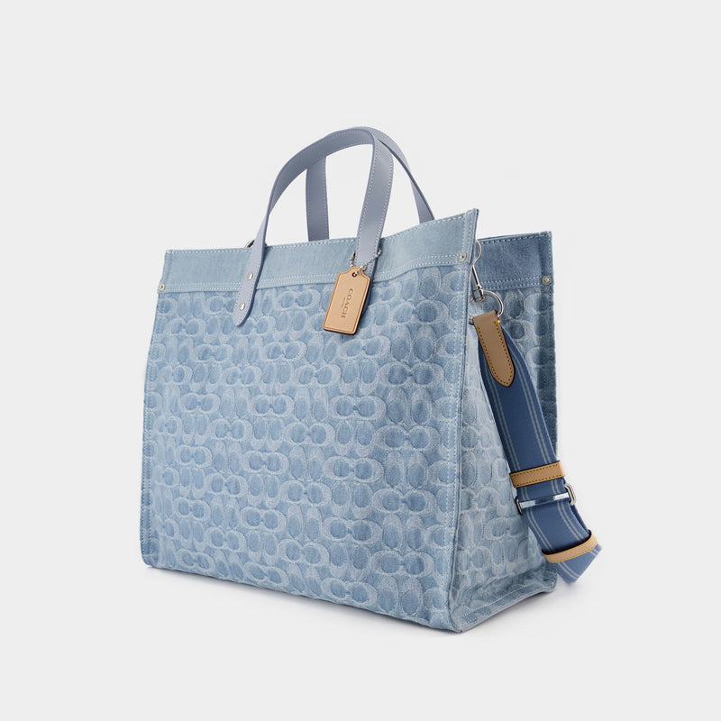 Field Tote 40 - Coach - Canvas - Blue