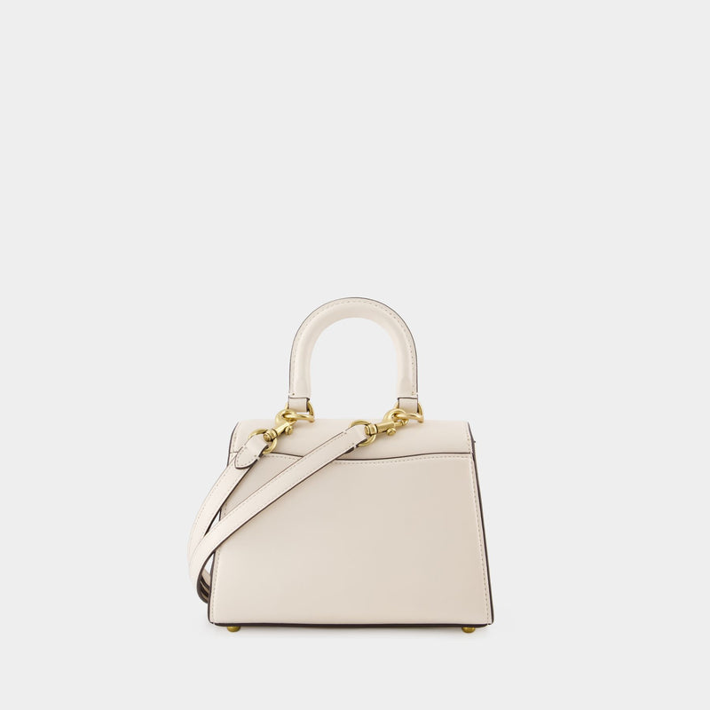 Sammy Top Handle 21 Bag - Coach - Leather - White