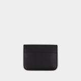 Eleanor Card Case in black leather