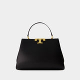 Eleanor Satchel Crossbody - Tory Burch - Leather - Black