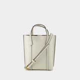 Perry Mini Hobo Bag - Tory Burch -  New Ivory - Leather