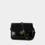 Robinson Hobo Bag - Tory Burch -  Black - Leather