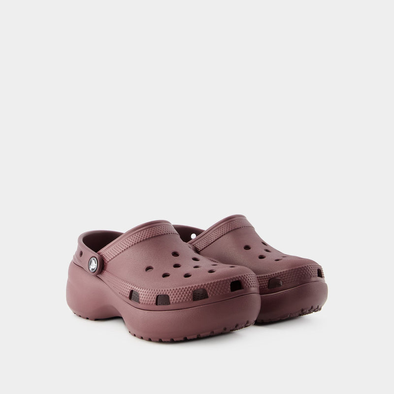 Classic Platform Sandals - Crocs - Thermoplastic - Dark Cherry