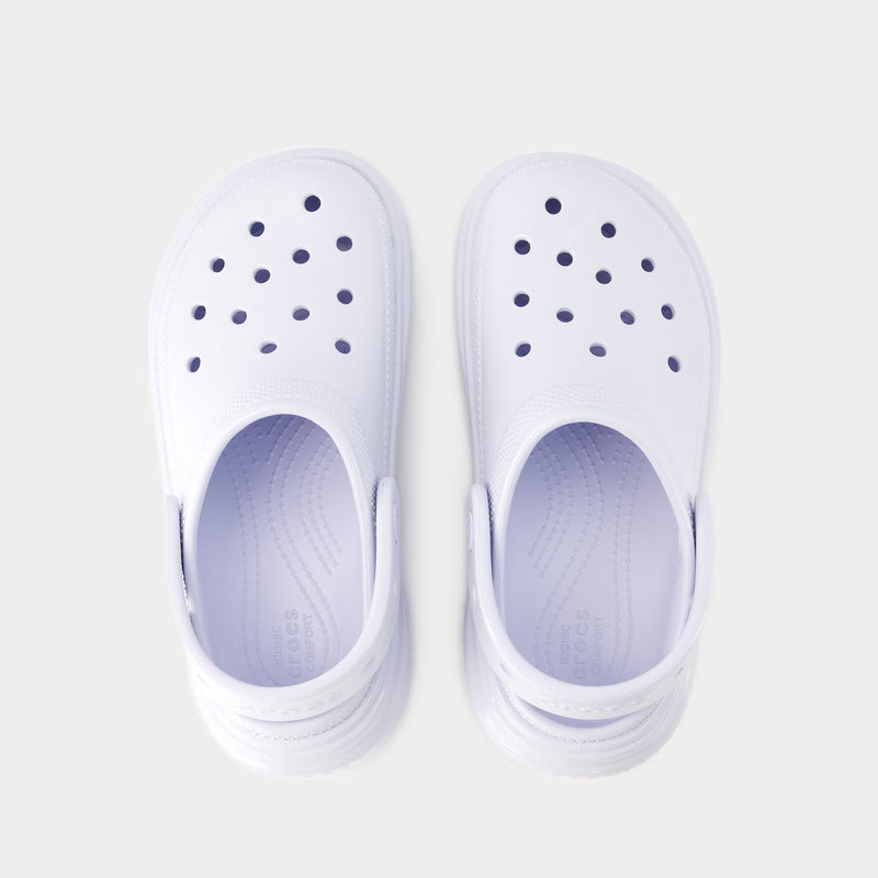 Stomp High Shine Sandals - Crocs - Thermoplastic - White