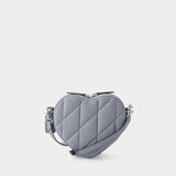 Heart Crossbody - Coach - Leather - Grey Blue