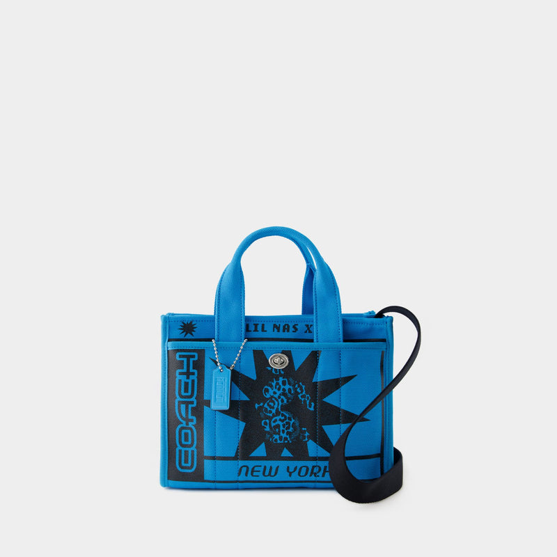 Lil Nas X Drop Cargo Tote 26 - Coach - Canvas - Blue