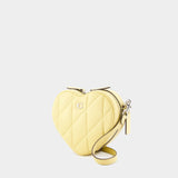 Heart Crossbody - Coach - Leather - Yellow