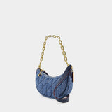 Mira Shoulder Bag - Coach - Cotton - Blue