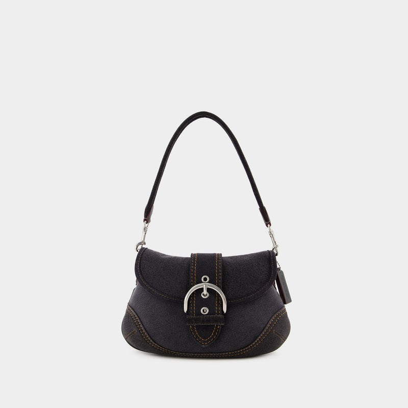 Soho Shoulder Bag - Coach - Canvas - Black