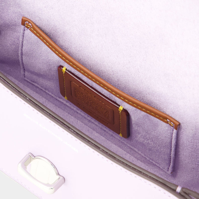 Studio Baguette Bag - Coach - Leather - Purple