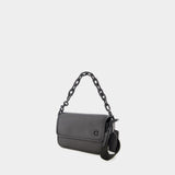 Charter Flap 18 Crossbody - Coach - Leather - Black