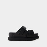 W Goldenstar Hi Sandals - UGG - Leather - Black