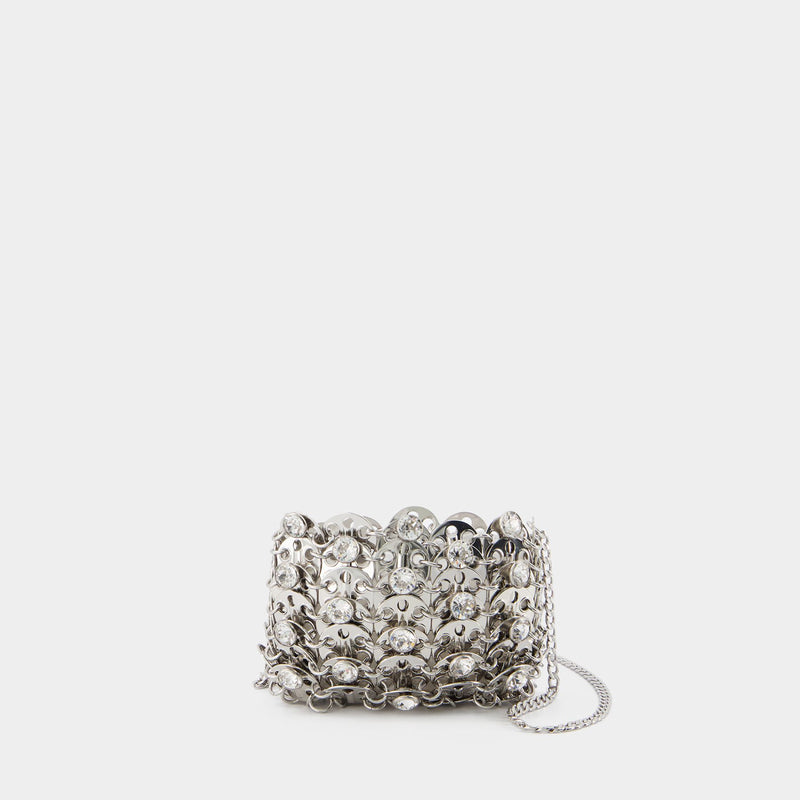 1969 Micro  Crossbody - Paco Rabanne - Silver/Crystal - Acier