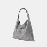 Pixel Hobo Bag - Paco Rabanne - Silver - Strass