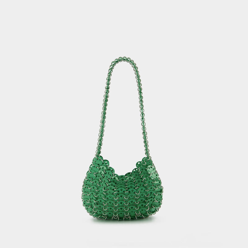 1969 Moon Hobo Bag - Paco Rabanne - Bright Green - Brass