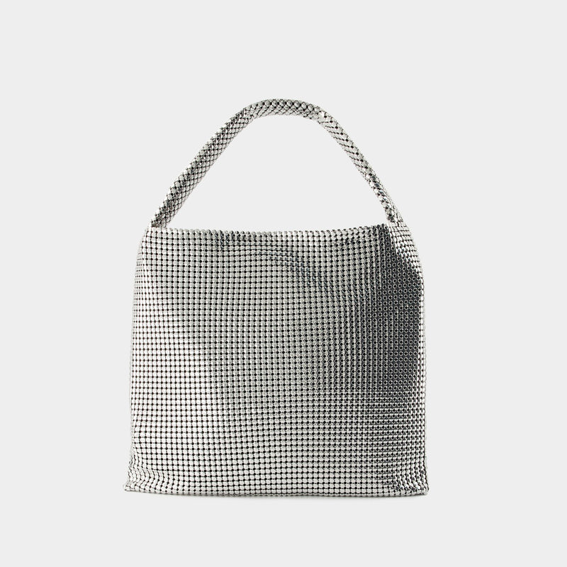 Pixel Tote Bag - Paco Rabanne - Aluminum - Silver