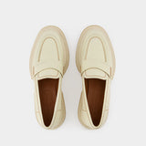 Banelsp Flat Shoes - Clergerie - White - Leather