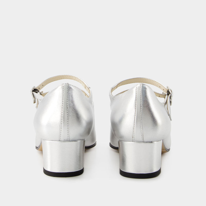 Kina Pumps - Carel - Leather - Silver