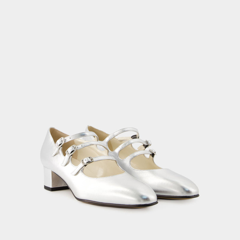 Kina Pumps - Carel - Leather - Silver