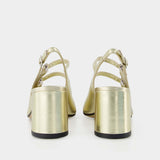 Banana Pumps - Carel - Platine - Leather