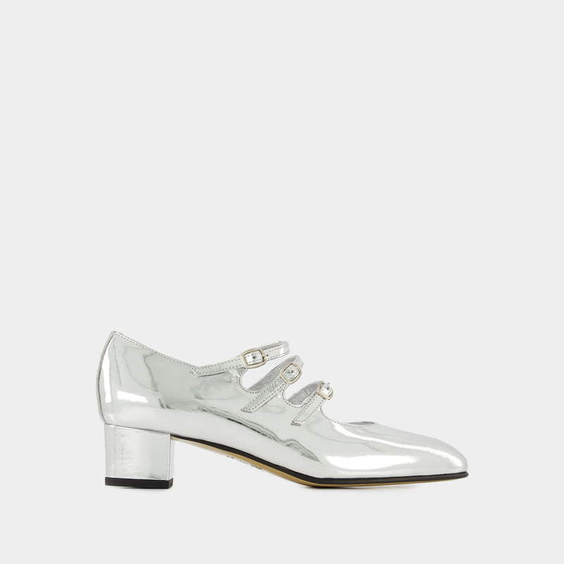 Kina Pumps - Carel - Leather - Silver