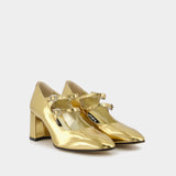 Alice Pumps - Carel - Specchio Gold - Leather