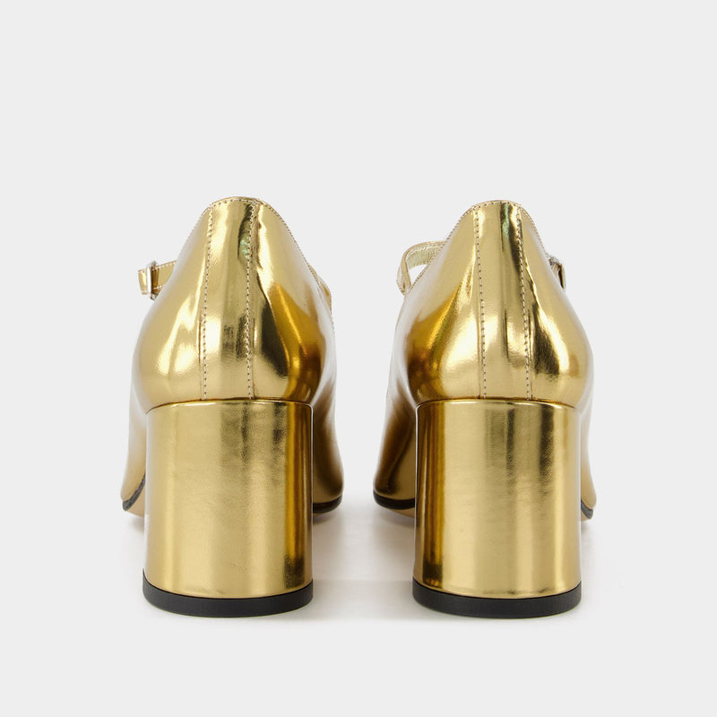 Alice Pumps - Carel - Specchio Gold - Leather