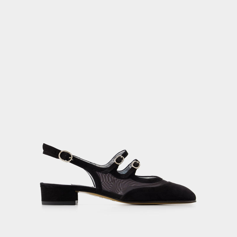 Peach Night Pumps - Carel - Black - Velvet