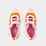 Baskina Sneakers - Carel - Leather - Orange/Pink