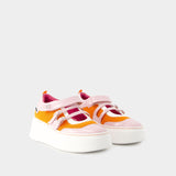 Baskina Sneakers - Carel - Leather - Orange/Pink