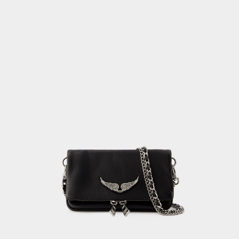 Rock Nano Hobo Bag - Zadig 
Voltaire - Leather - Black/Silver