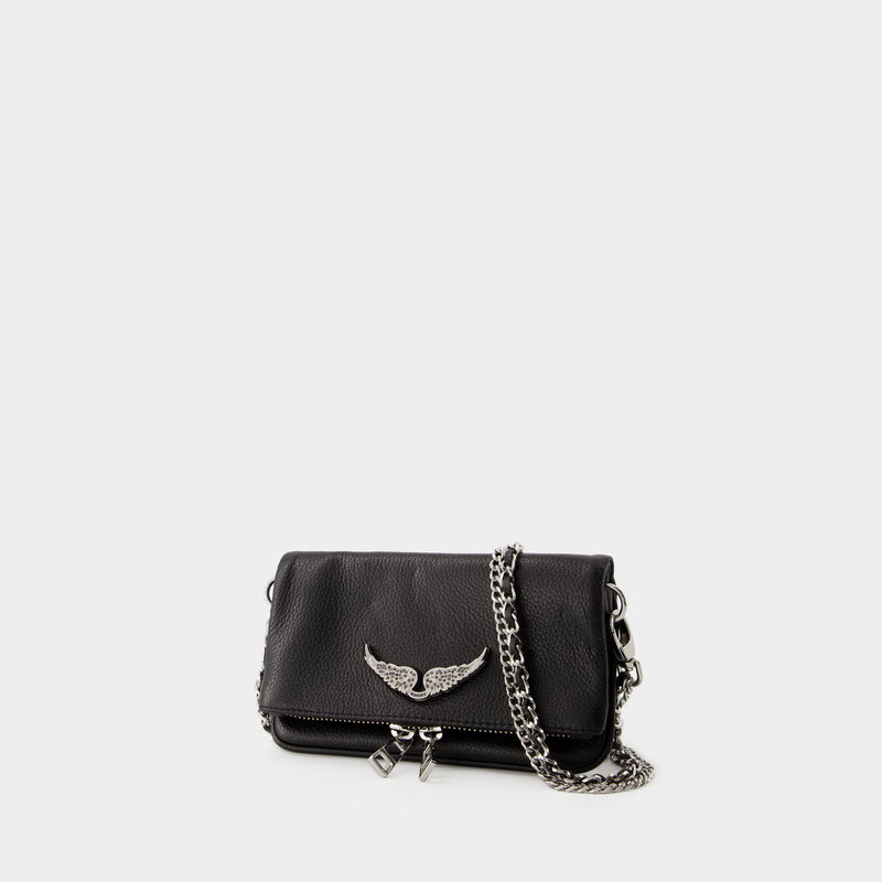 Rock Nano Hobo Bag - Zadig 
Voltaire - Leather - Black/Silver