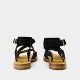 Cecilia Caprese Sandals - Zadig 
Voltaire - Leather - Black