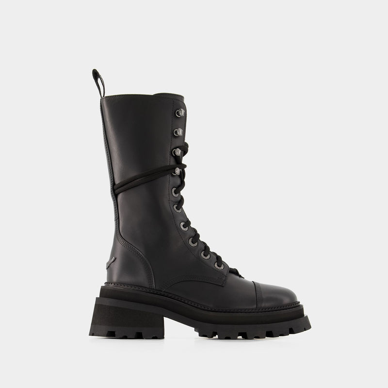 Ride Boots - Zadig 
Voltaire - Leather - Black