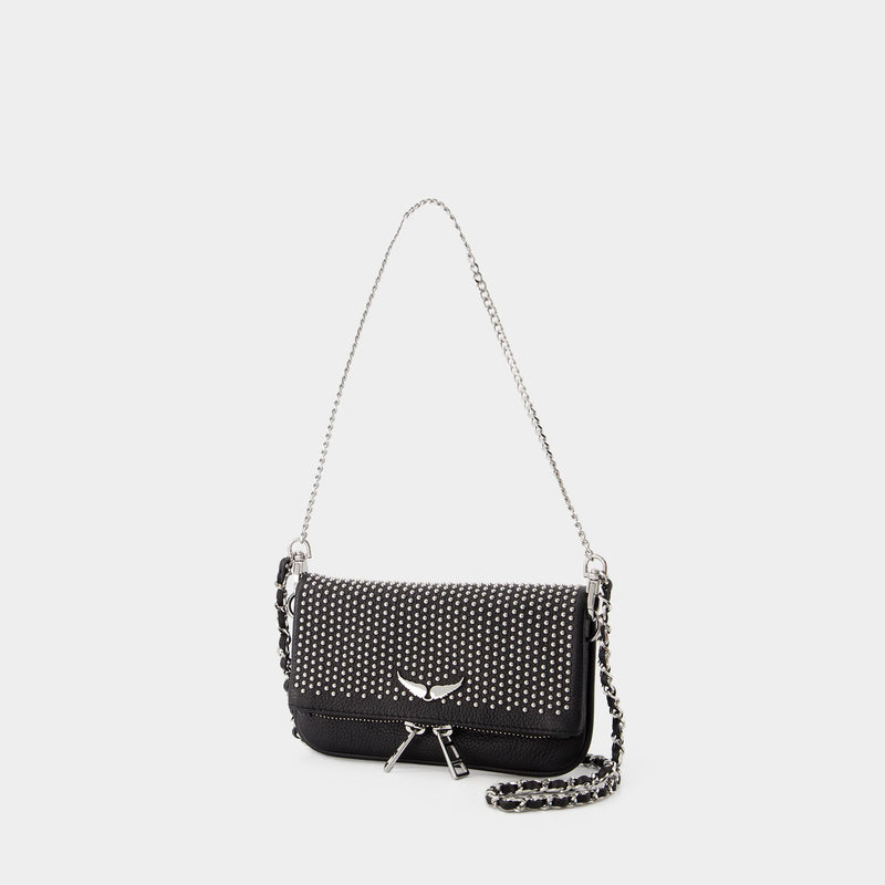 Rock Nano Plumetis Hobo Bag - Zadig 
Voltaire - Leather - Black