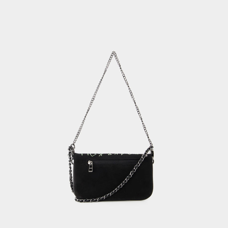 Rock Nano Strass Hobo Bag - Zadig 
Voltaire - Leather - Black