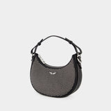 Moonrock Plumetis Hobo Bag - Zadig 
Voltaire - Leather - Black