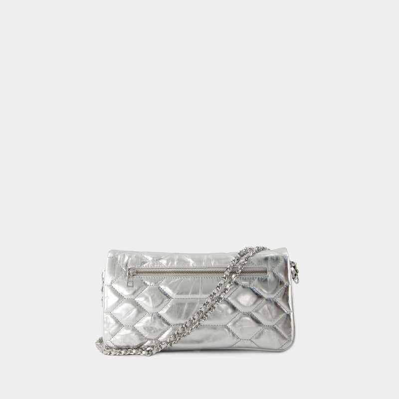 Rock Xl Meta Crossbody - Zadig 
Voltaire - Leather - Silver