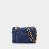 Nano Moon Hobo Bag - Vanessa Bruno -  Indigo - Leather