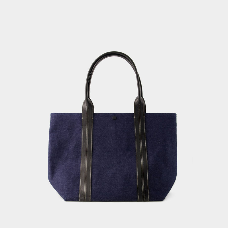 Denim Shopper Bag - Vanessa Bruno - Cotton - Blue Denim