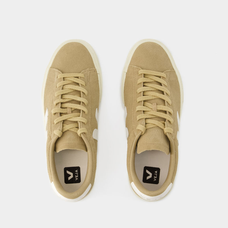 Campo Sneakers - Veja - Leather - Dune White