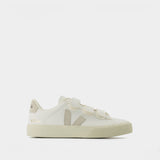 Recife Logo Sneakers - Veja - White/Beige - Leather