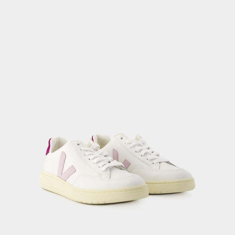 V-12 Sneakers - Veja - Leather - White Magenta