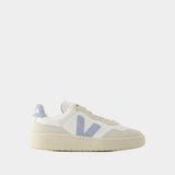 V-90 Sneakers - Veja - Leather - White Steel