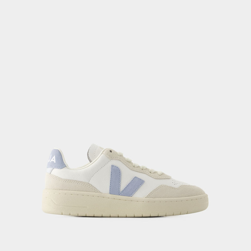 V-90 Sneakers - Veja - Leather - White Steel