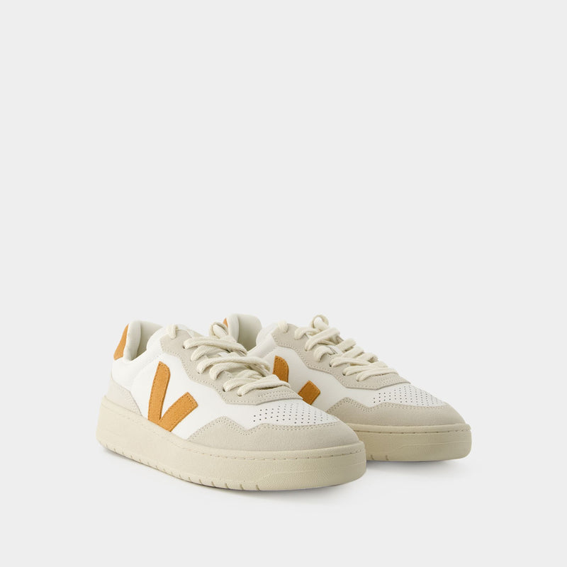 V-90 Sneakers - Veja - Leather - White Umber