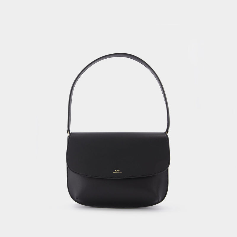 Sarah Shoulder Bag - A.P.C. - Leather - Black