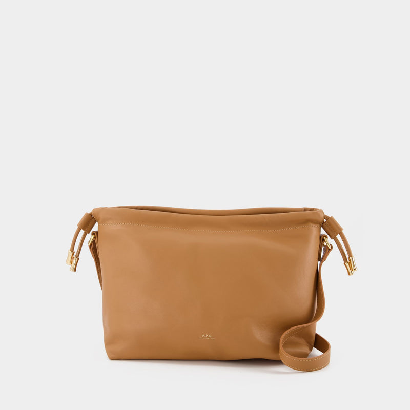 Ninon Mini Hobo Bag - A.P.C. - Caramel - Synthetic