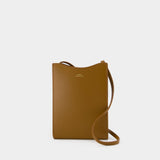 Jamie Neck Pouch - A.P.C - Leather - Brown